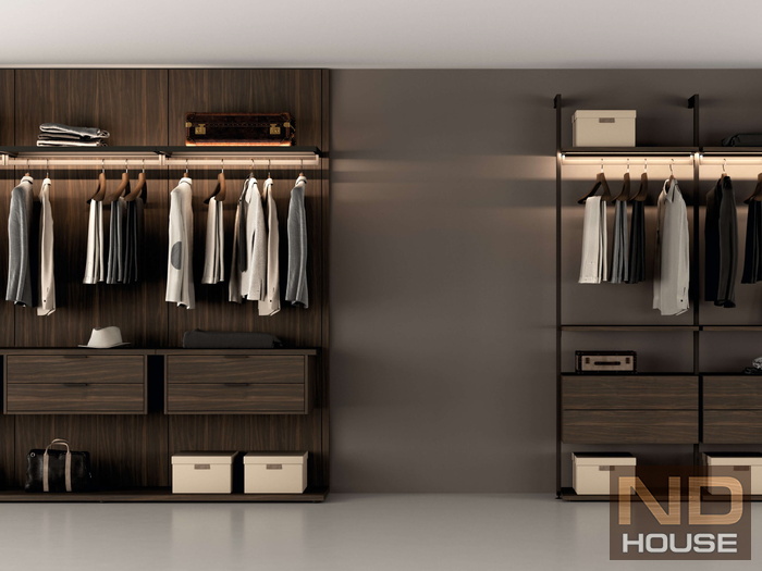 Гардеробная комната Business Style. <br />От 4700 руб/кв.м.